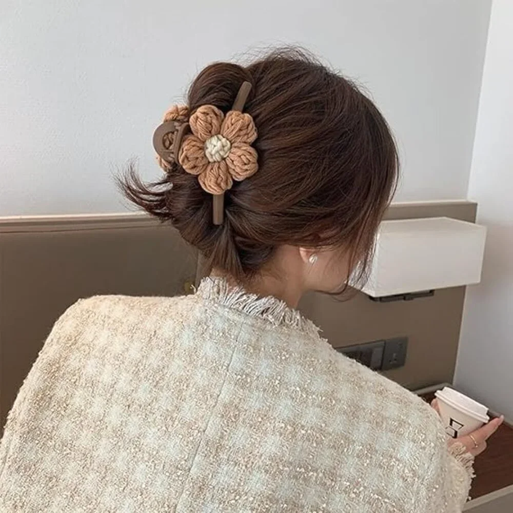 Flower Hair Claw Clip